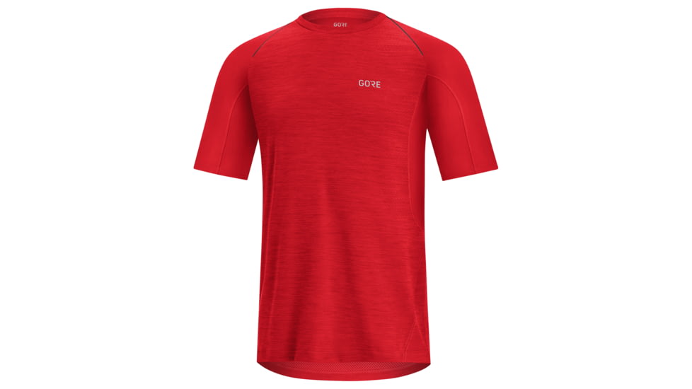 GOREWEAR Mens R5 Running Shirt in Red XS Slim fit 8EDA0735, 100614-3500-S