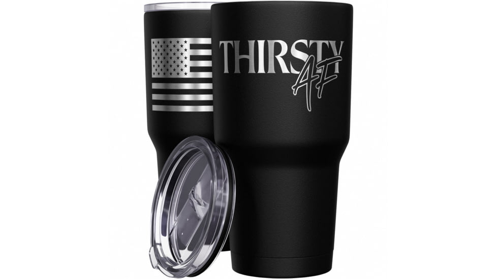 Wethepeopleholsters.Com Thirsty AF Stainless Steel Tumbler, thirsty-af-stainless-steel-tumbler
