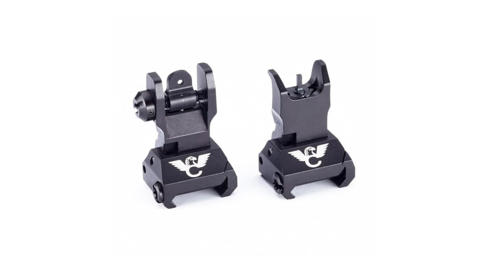 Wilson Combat AR15/M16 Backup Sight Set, Black, TR-BUS