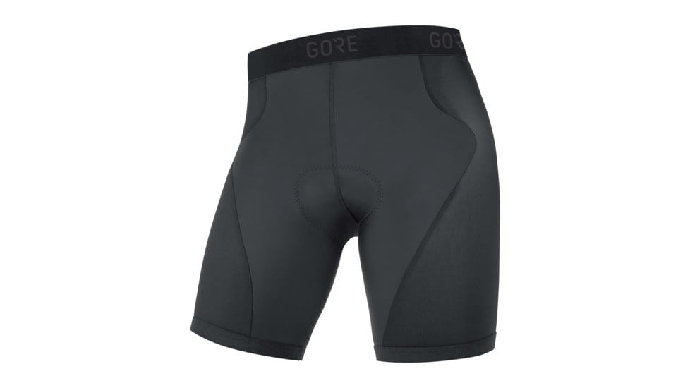 GOREWEAR Mens C3 Liner Cycling Short Tights+ in Black Medium Form fit A65EEEED, 100128-9900-L