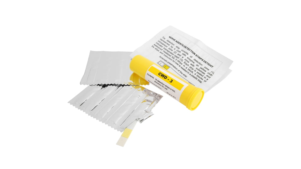 MIRA Safety DETEHIT CWD-3 CBRN Detection Strips, Multi, One Size, MIRADETEHIT