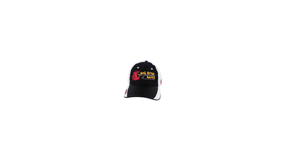 Big Bite Baits Moisture Wicking Hat - Men's, Black/White, One Size, BBB-AP-HAT-1315