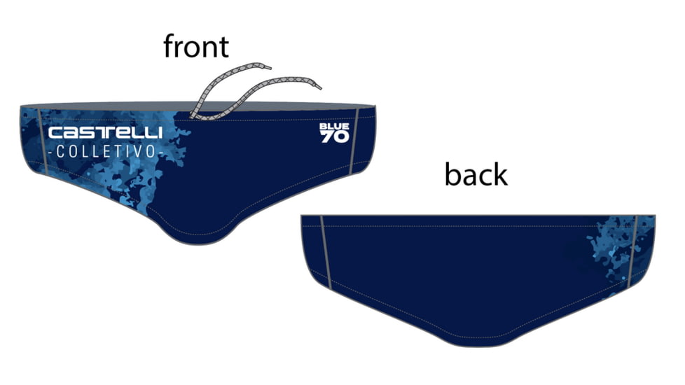 BlueSeventy Castelli Colletivo Custom Brief - Men's, Blue, 28 US, 6837518630984