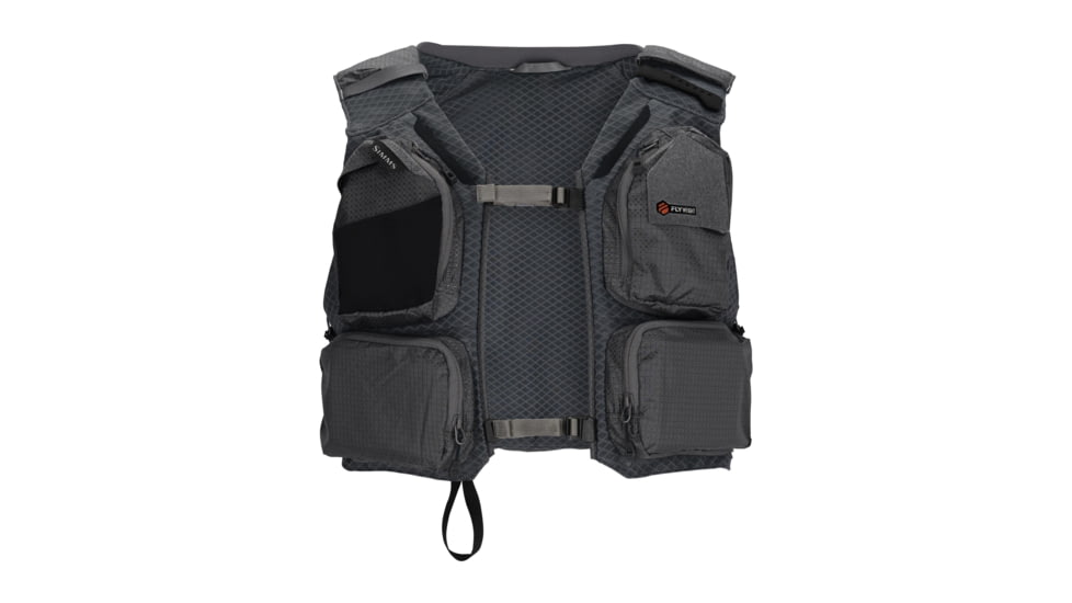 Simms Fishing Products Flyweight Fishing Vest 9041908B, Smoke, S/M, 13967-040-2030