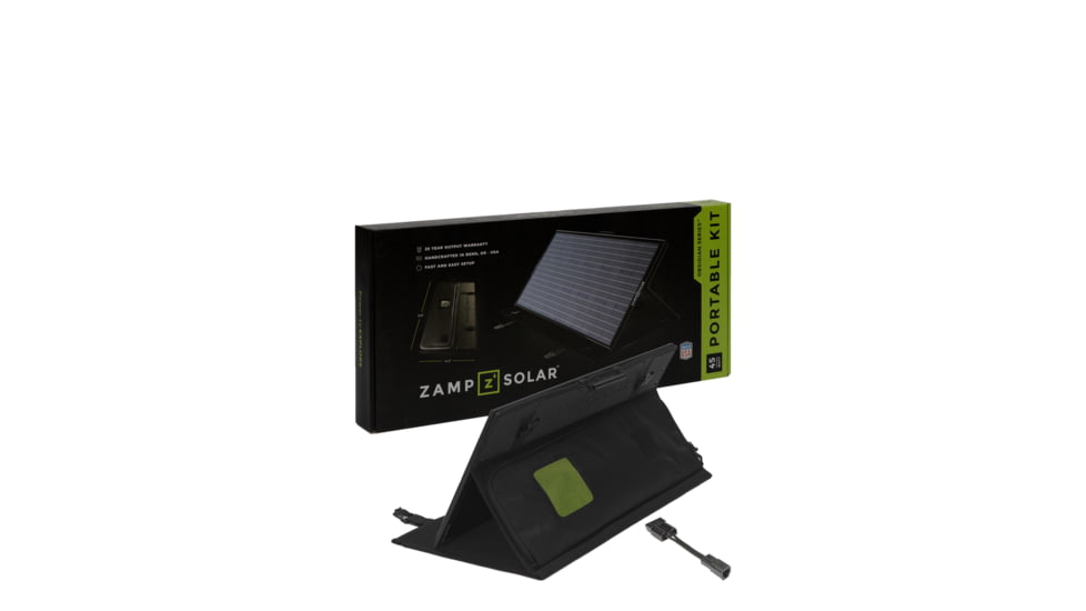 Zamp Solar Obsidiana Series 45-Watt Dometic PLB40 Charging Kit, Black, One Size, USP3001