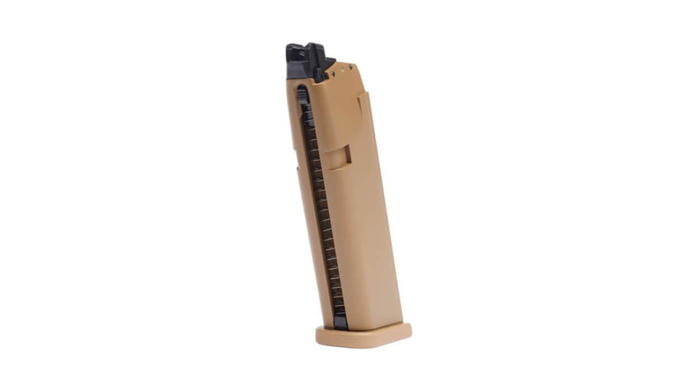 Umarex GLOCK 19X Gen5 Blowback Airgun Magazine - Coyote Airsoft 6mm BB 20/rd BAAEF66B, RW2276329