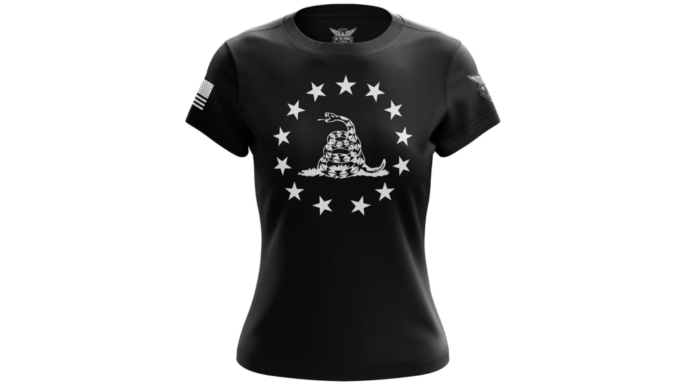 We the People Holsters Betsy Ross Gadsden Flag Womens Short Sleeve Shirt 04D6DE69, 6549655027810