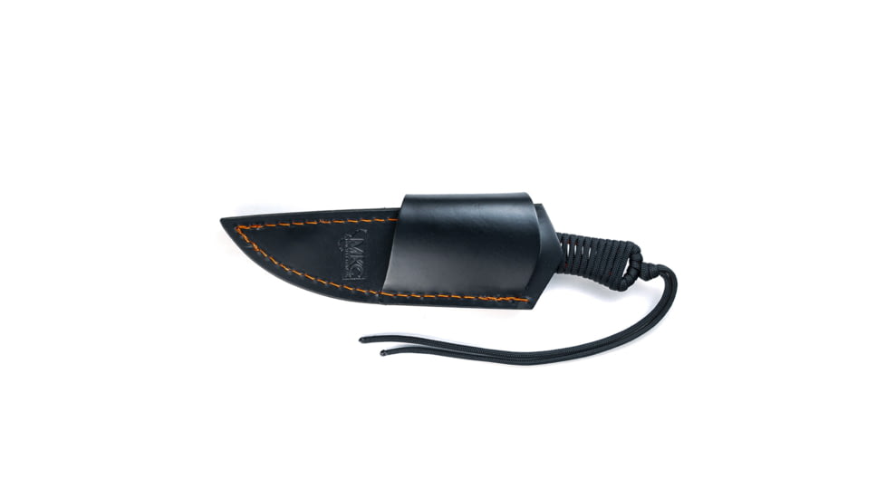 Montana Knife Company BLACK/ORANGE SPEEDGOAT 2.0 LEATHER SHEATH - HORIZONTAL BELT CARRY 103D3E95, MKC-001074