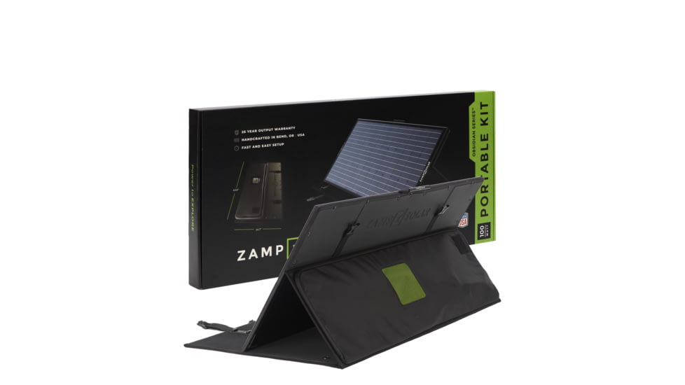 Zamp Solar Obsidiana Series 100 Watt Portable Kit, 2006+ Winnebago Solar Ready, Black, One Size, USP2004