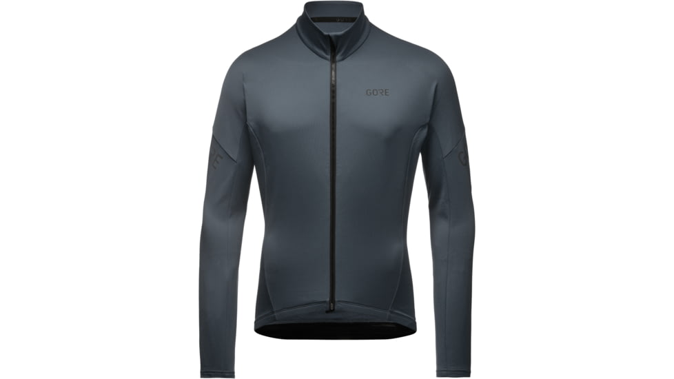GOREWEAR Mens C3 Thermo Cycling Jersey in Lab Graphite XL Slim fit 7BF3030D, 100647-BZ00-XXL