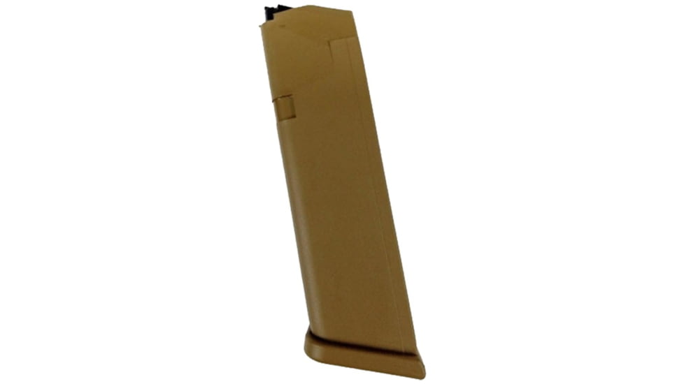 Glock G17 9mm Luger 10 Round Handgun Magazine, Coyote Tan, 1 Pack, 47489