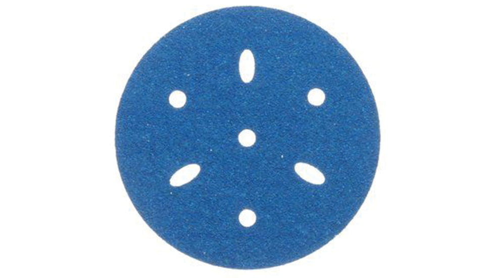 3M 36181 Hookit 321U Sandpaper 6 Disc - 400 Grade Multi-Hole, Blue, Bo x of 50, 7100091098