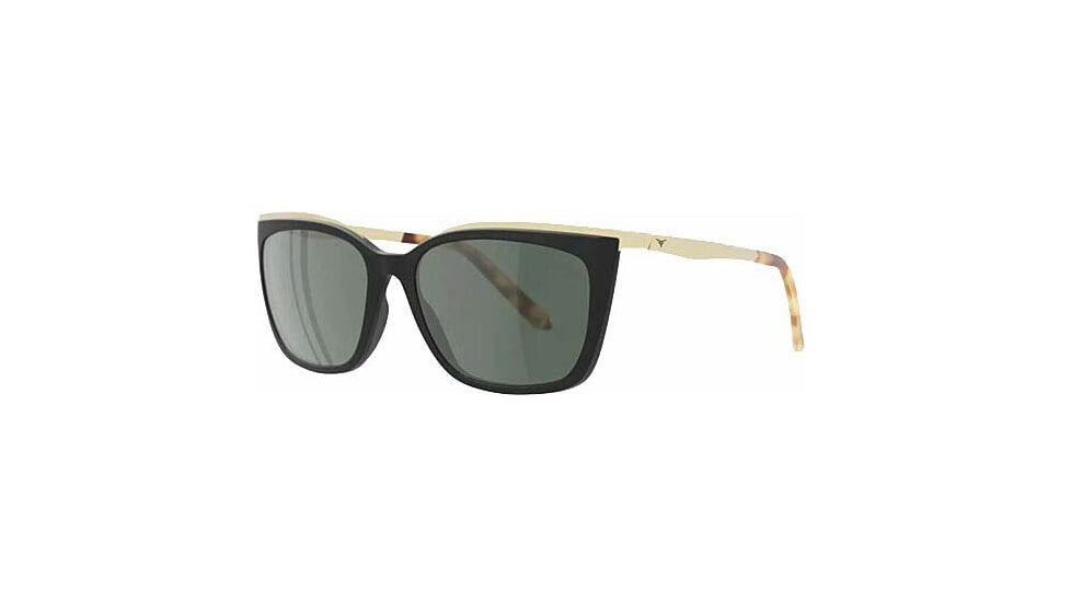 3M Force Flex Lola Sunglasses, Black/Gold Frame, Green Lens, FF45015PC