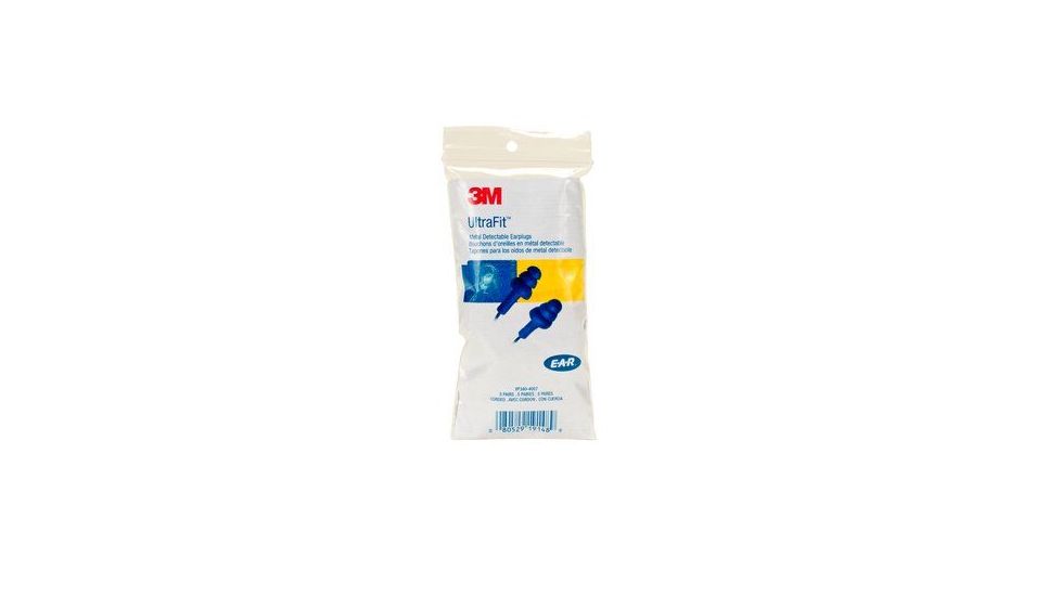 3M Earplug Ultrafit Metal 100BX 340-4007, Box