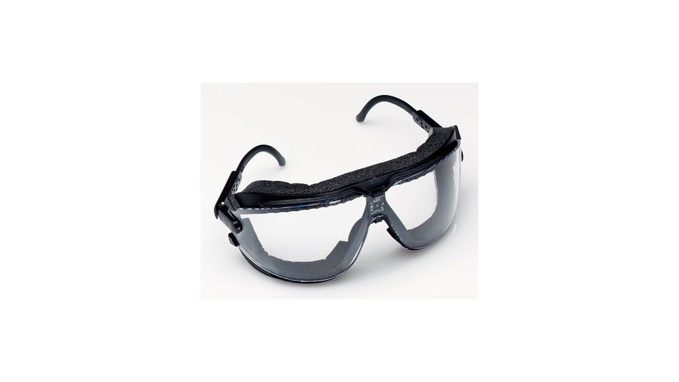 3M Lexa Dust GogglesGear Safety Goggles,Black Frame,Clear Lens,Medium,10/case 16615-00000-10
