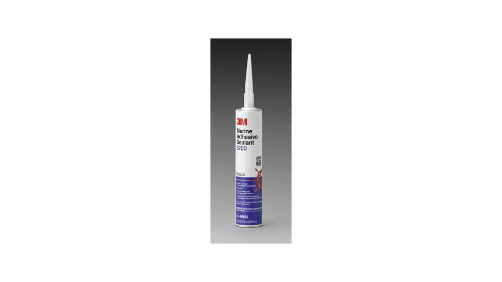 3M Marine Adhesive/Sealant 5200,White,1/10 Gallon Cartridge 6500