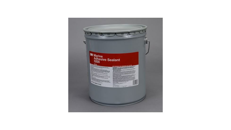 3M Marine Adhesive Sealant 5200,White,5 Gallon 21463