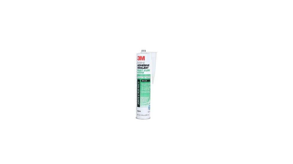 3M Marine Adhesive Sealant Fast Cure,Black,10fl oz 6564