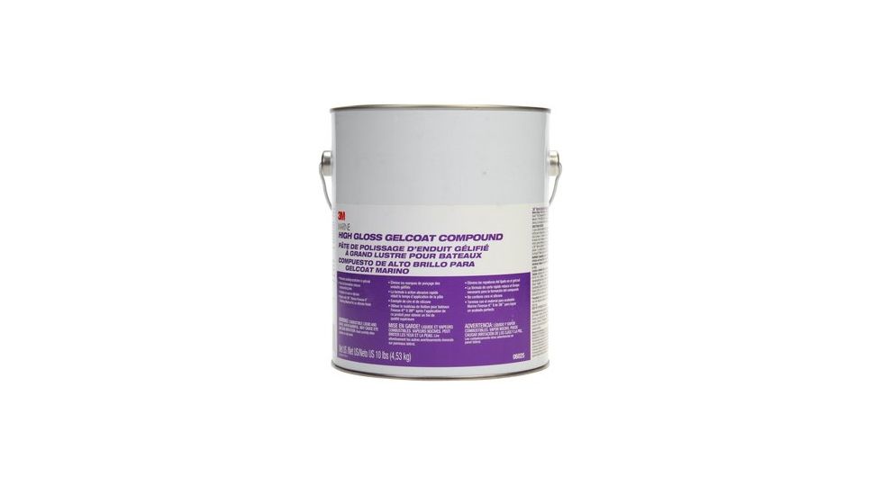 3M Marine High Gloss Gelcoat Compound,1 Gallon 6025