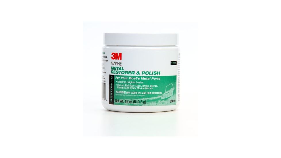 3M Marine Metal Restorer and Polish,18oz Paste 9019
