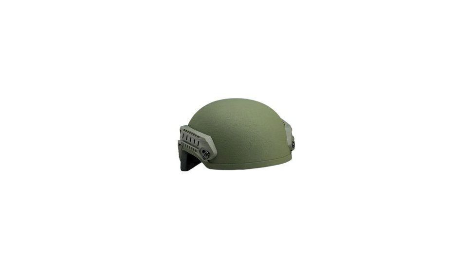 Avon Protection MICH High-Cut Combat Helmet w/ Rail, D3O Suspension, BOA Retention, Green, Large, 98009004395