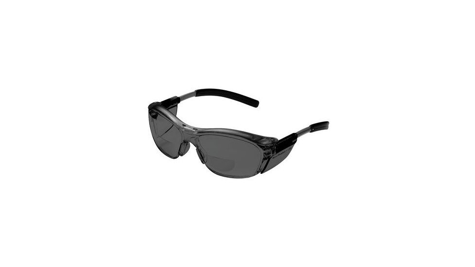 3M Nuvo Reader Protective Eyewear 11500-00000-20, Gray Lens, Gray Frame, +1.5 Diopter, 20 EA/Case