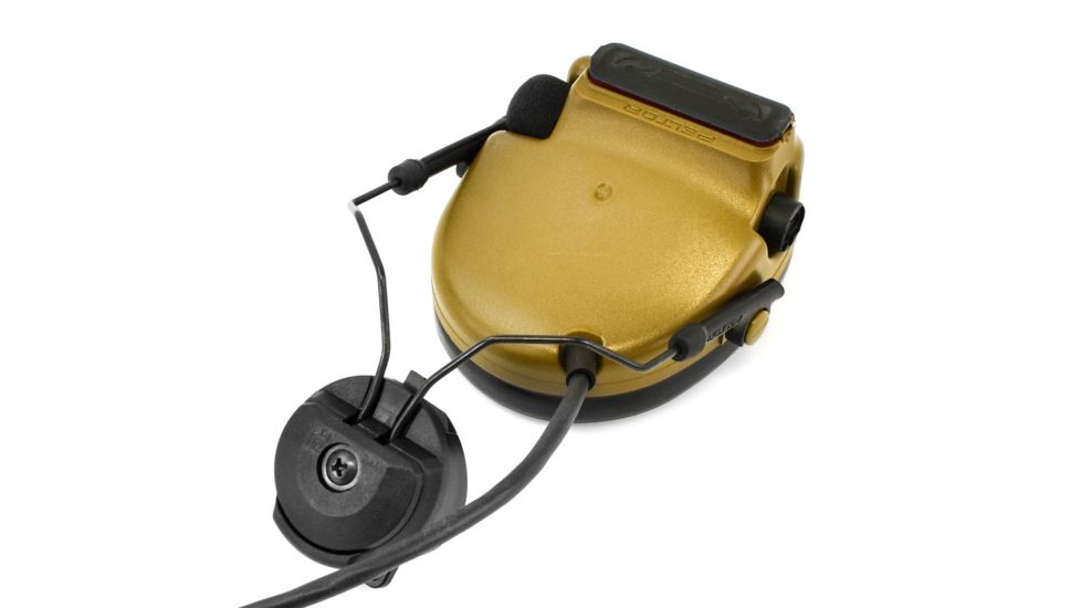 3M PELTOR COMTAC III ACH Communication Headset, Single COMM, Accessory Rail Connector, Coyote Brown MT17H682P3AD-47 CY 1 EA/Case