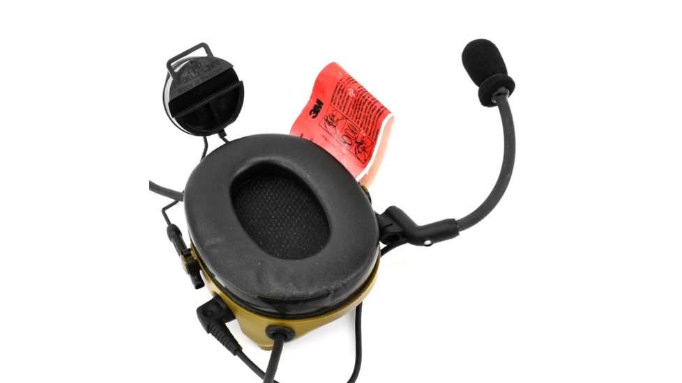 3M PELTOR COMTAC III ACH Communication Headset, Single COMM, Accessory Rail Connector, Coyote Brown MT17H682P3AD-47 CY 1 EA/Case