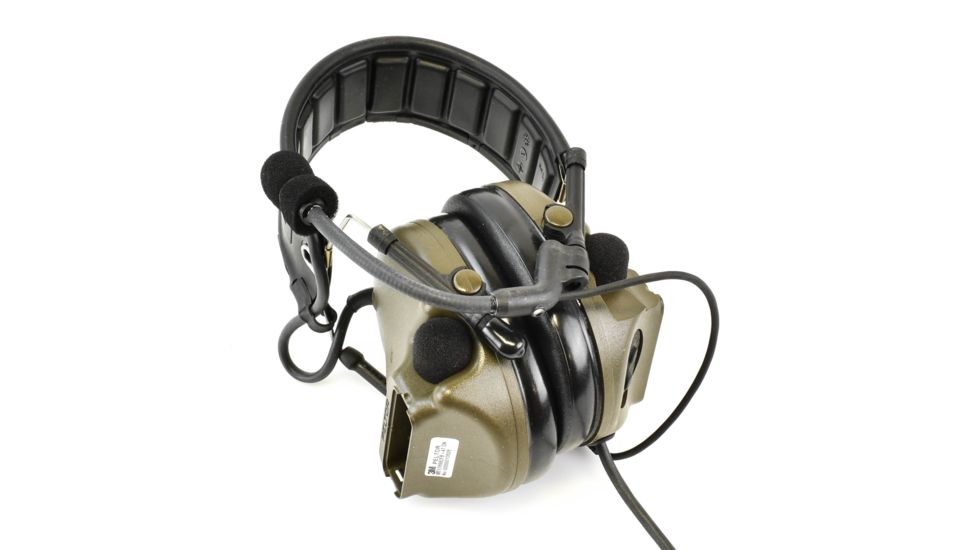 3M PELTOR COMTAC III ACH Tactical Communication Headset, Single COMM, Headband, MT17H682FB-47 GN