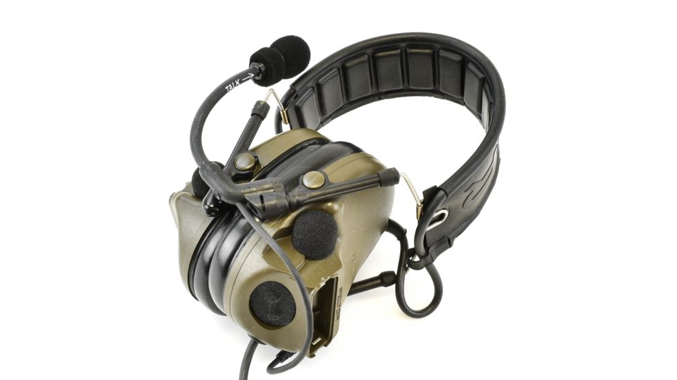 3M PELTOR COMTAC III ACH Tactical Communication Headset, Single COMM, Headband, MT17H682FB-47 GN