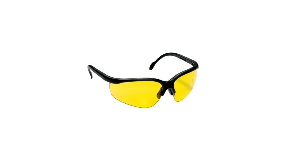 3M Performance Safety Eyewear, Black Frame, Yellow Lens 90959-00002T