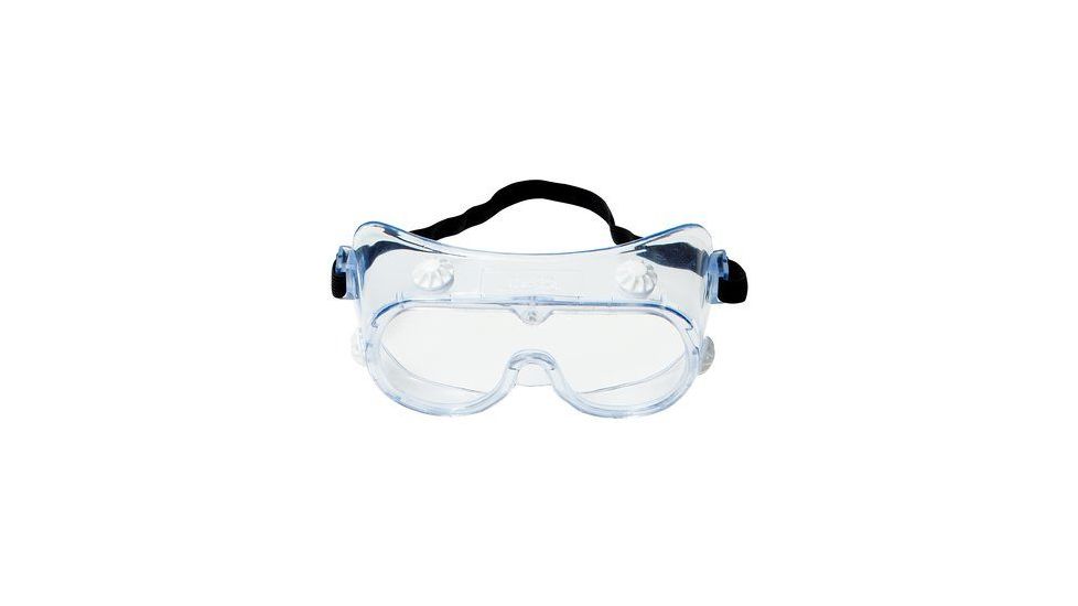 3M Safety Splash Goggle 334, 40660-00000-10 Clear Lens 10 ea/case, Clear, One size fits most, 40660-00000-10-CS