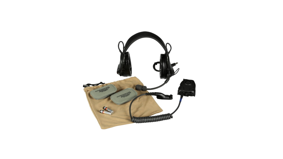 3M SwatTac Headset Kit, Black, 88067-00000
