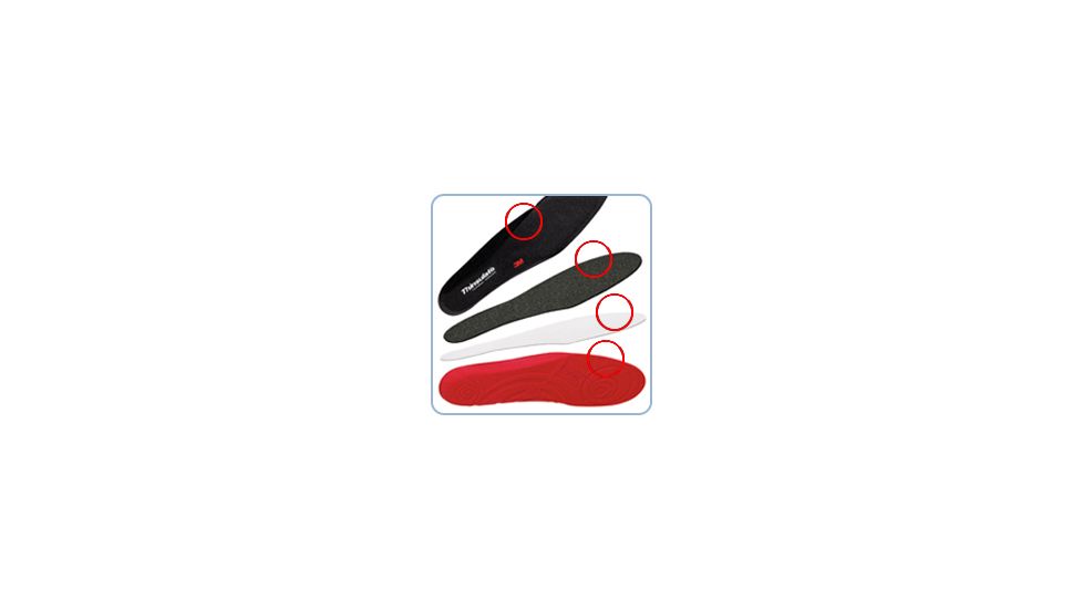 3M  Thermal Insoles Mn 9/10 THMW-10-RD