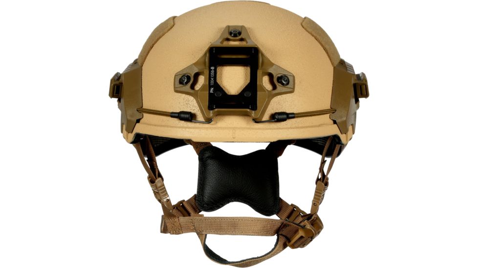 USED Avon Protection Ultra Light Weight Helmet - Coyote Brown, Medium, Rails, NVG, 7 Pad Suspension, Boltless Dial Adjustable Retention, 10037684-F-2-12, EDEMO1, Condition Parts Only/Salvage, Defect