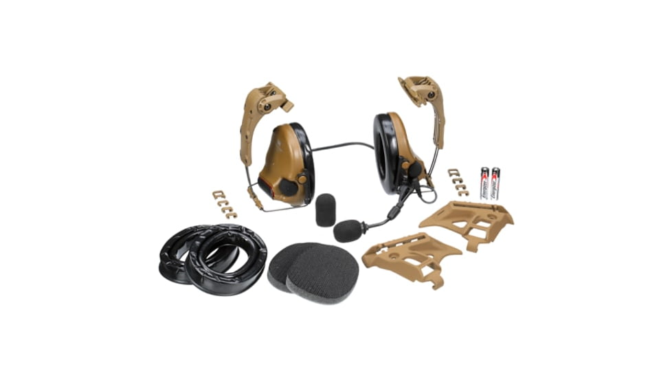 3M VI NIB Hearing Defender Headset w/IHPS Attachment,, Coyote Brown, MT20H682HPS-09N CY