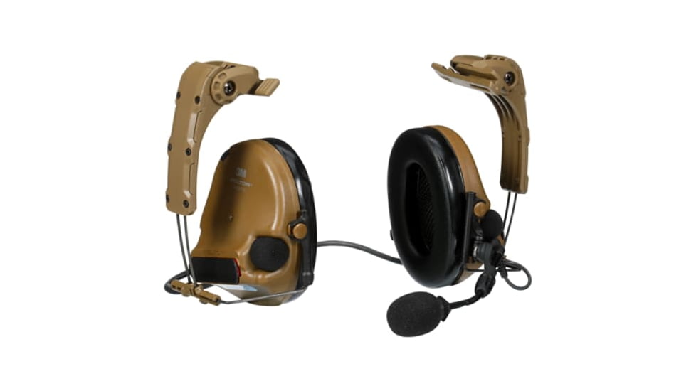 3M VI NIB Hearing Defender Headset w/IHPS Attachment,, Coyote Brown, MT20H682HPS-09N CY