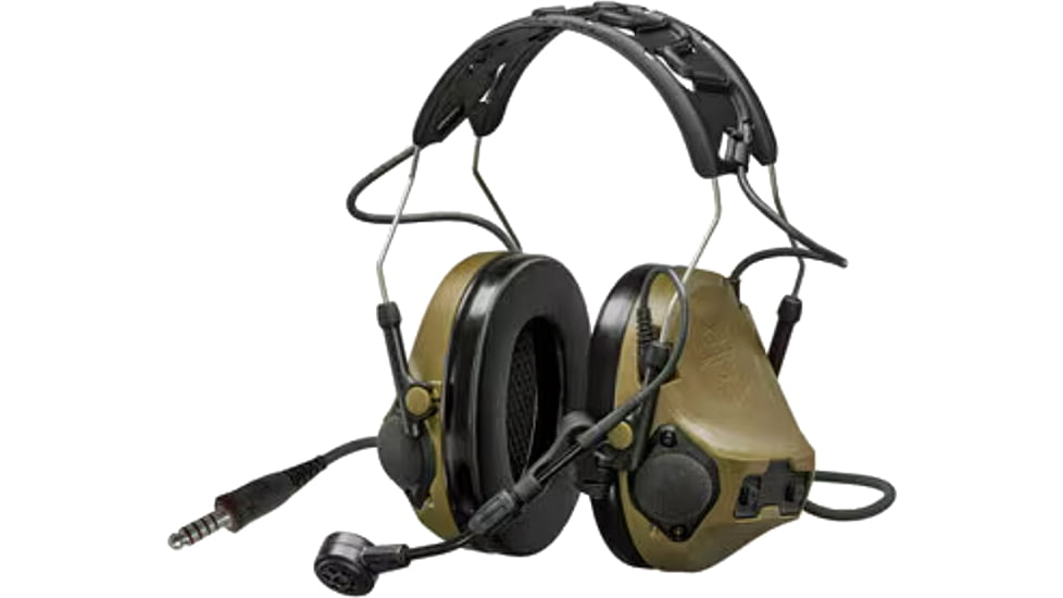 3M VIII Multi Comm Headset, AS 12-Pin DL, Coyote Brown, MT14H418A-21 CY