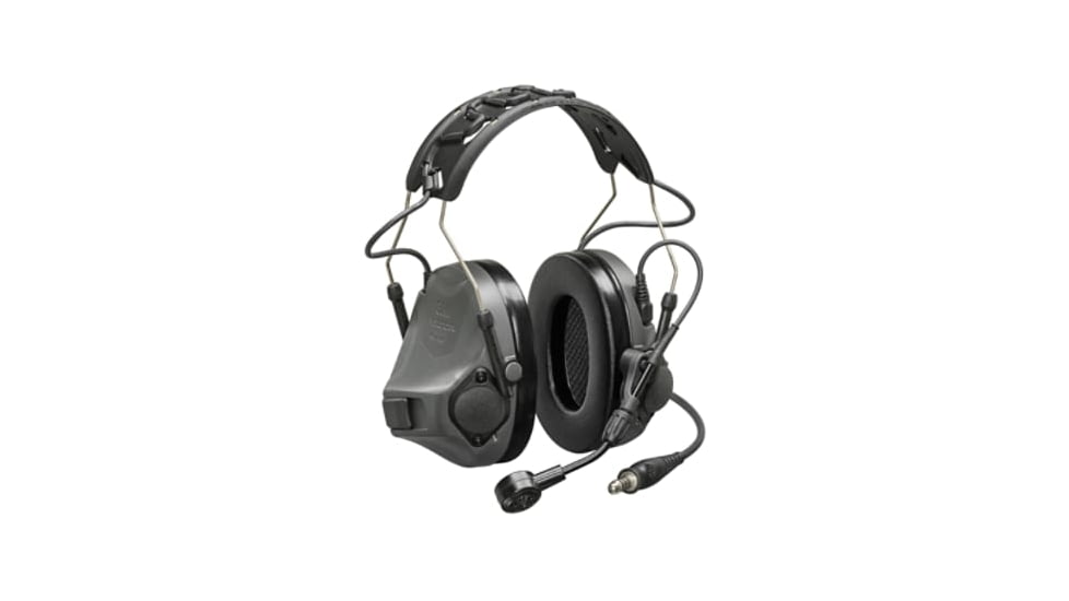 3M VIII Single Comm Headset, Nexus 4-Con, Charcoal Grey, MT14H418A-47 GE