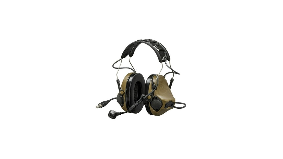 3M VIII Single Comm Headset, Nexus 4-Con, Coyote Brown, MT14H418A-47 CY