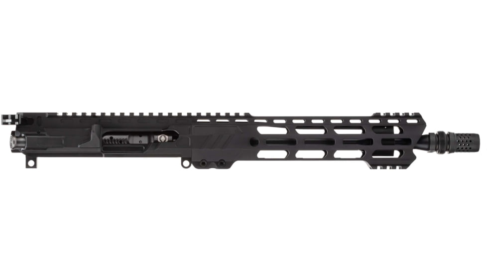 3rd Gen Tactical AR-15 Complete Upper Rifle Kit with 10.5in Barrel, Curved Upper, Mil-Spec Trigger, and 9.75in Curved Handguard, Forward Assist Installed, Black, 3GTS-26