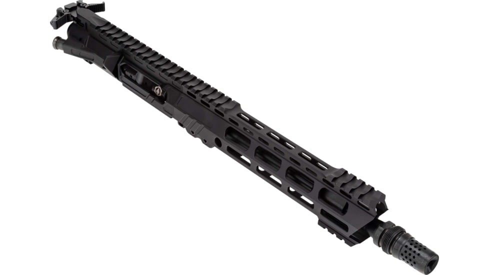 3rd Gen Tactical AR-15 Complete Upper Rifle Kit with 10.5in Barrel, Curved Upper, Mil-Spec Trigger, and 9.75in Curved Handguard, Forward Assist Installed, Black, 3GTS-26