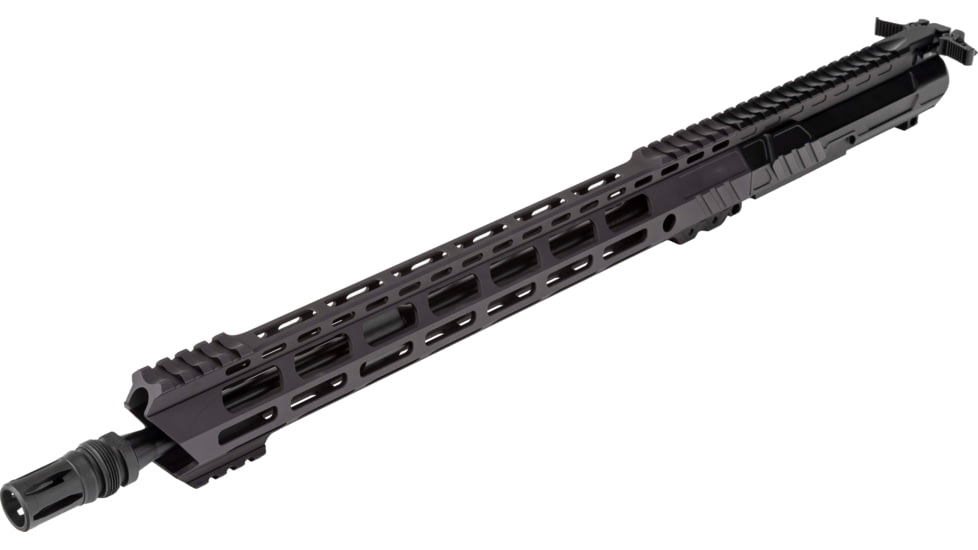 3rd Gen Tactical AR-15 Complete Upper Rifle Kit with 16in Barrel, Curved Upper, Mil-Spec Trigger, and 15in Curved Handguard, Forward Assist Installed, Black, 3GTS-28