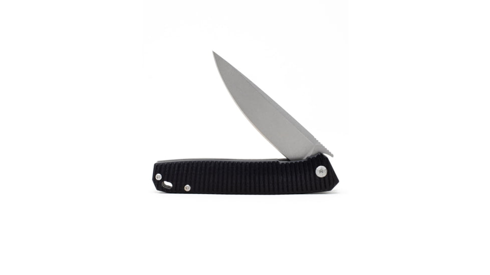 3V Gear Black React Folding Knife - Grooved G10/Stone Washed, naked-react-folding-knife-copy