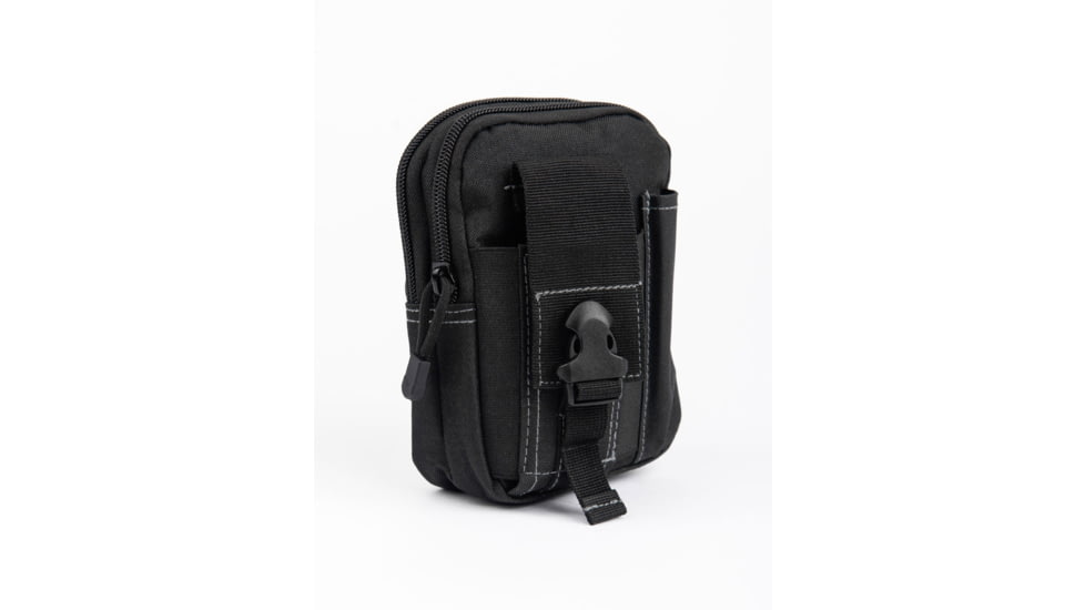 3V Gear Zip MOLLE Utility Pouch, Black, One Size, zip-molle-utility-pouch