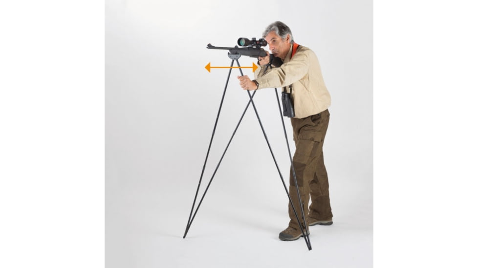 4 Stable Sticks Bush Essential Shooting Sticks, Dark Grey, BEB