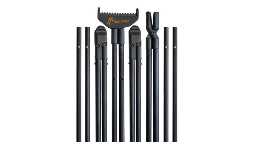 4 Stable Sticks Mountain Shooting Stick, Black, MOUNTAIN