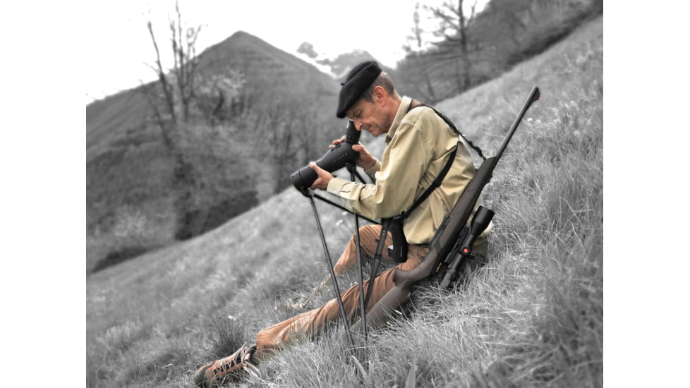 4 Stable Sticks Sit Shooting Stick, Black, 4SS-SIT