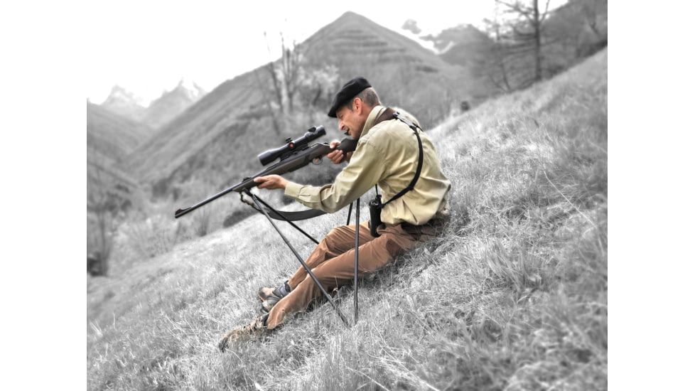 4 Stable Sticks Sit Shooting Stick, Black, 4SS-SIT