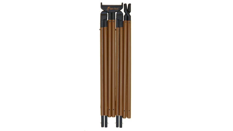 4 Stable Sticks Ultimate Shooting Sticks, Dark Brown, ULTLEATHER